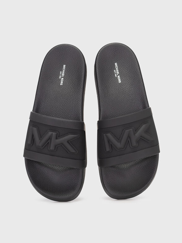JAKE black beach slippers - 6
