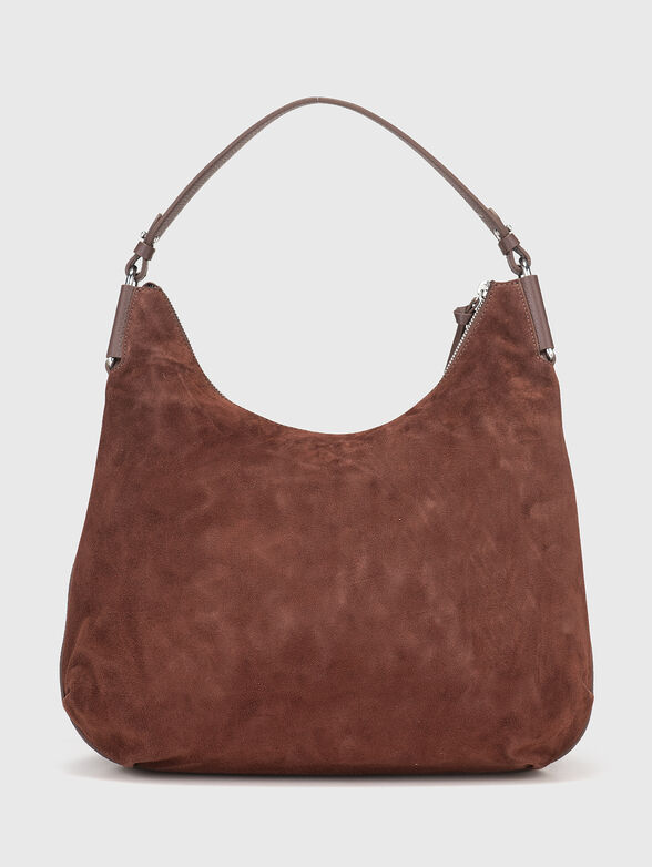 Brown suede tote bag - 3