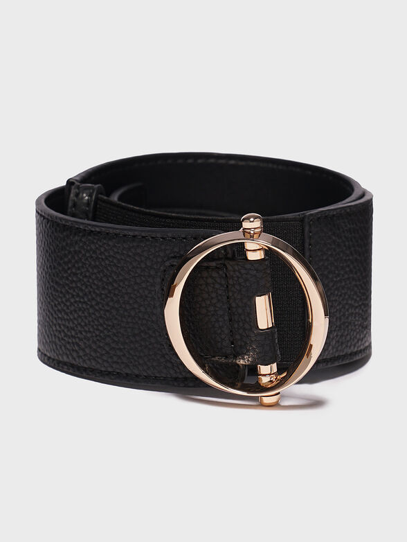 Belt with gold-colored buckle - 1