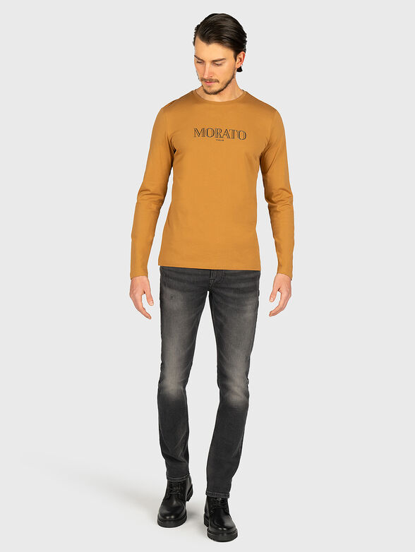 Cotton blouse with logo - 4