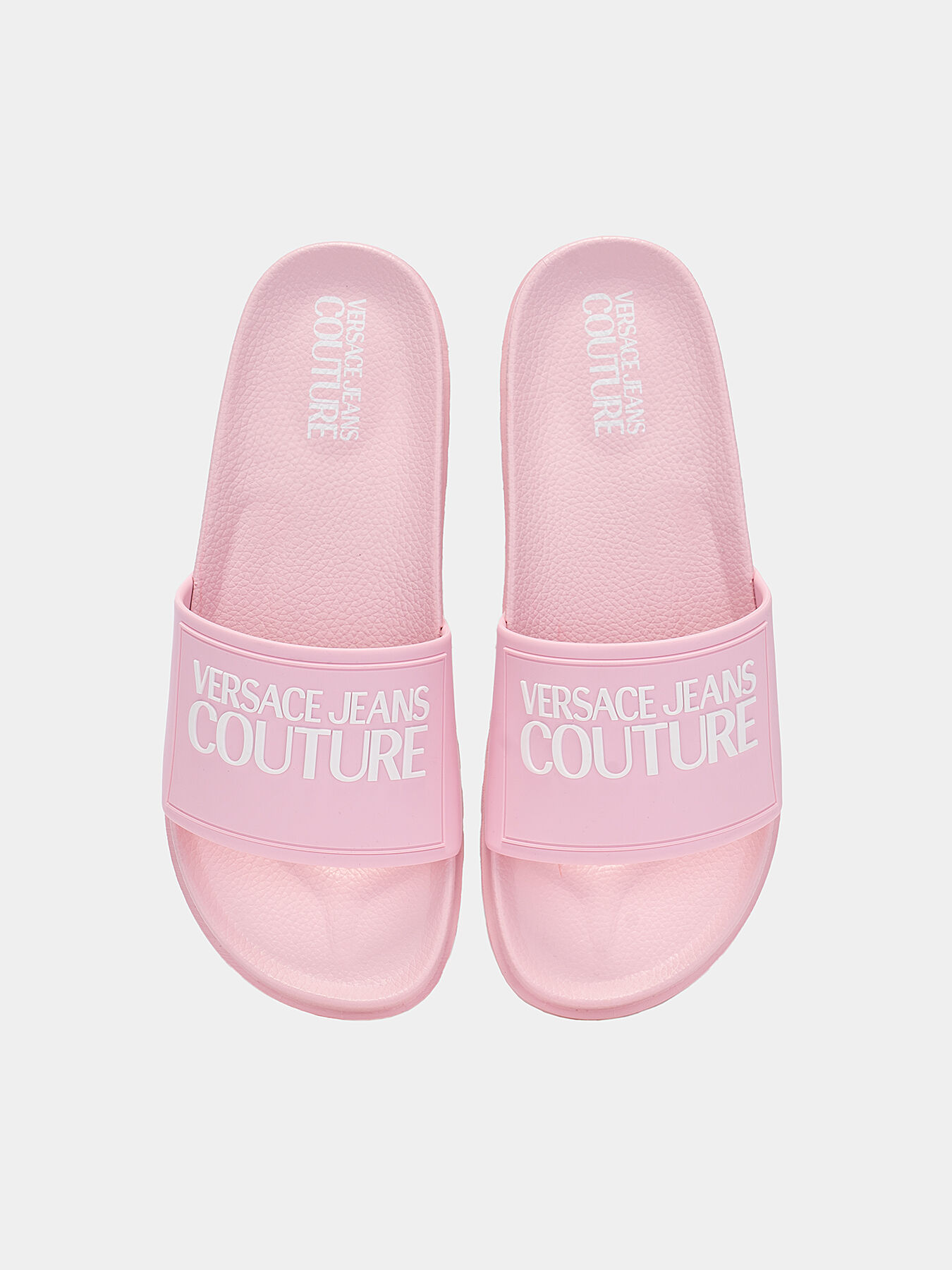 Pink slides brand VERSACE JEANS COUTURE — Globalbrandsstore