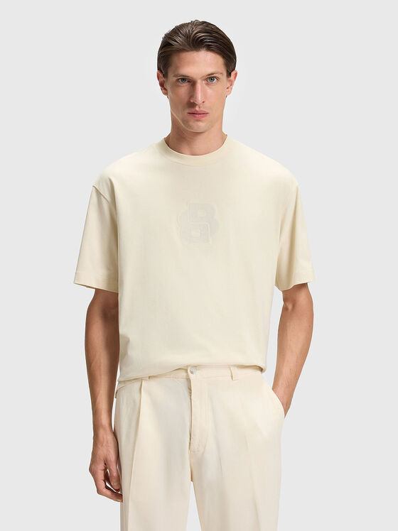 Cotton T-shirt with logo accent - 1