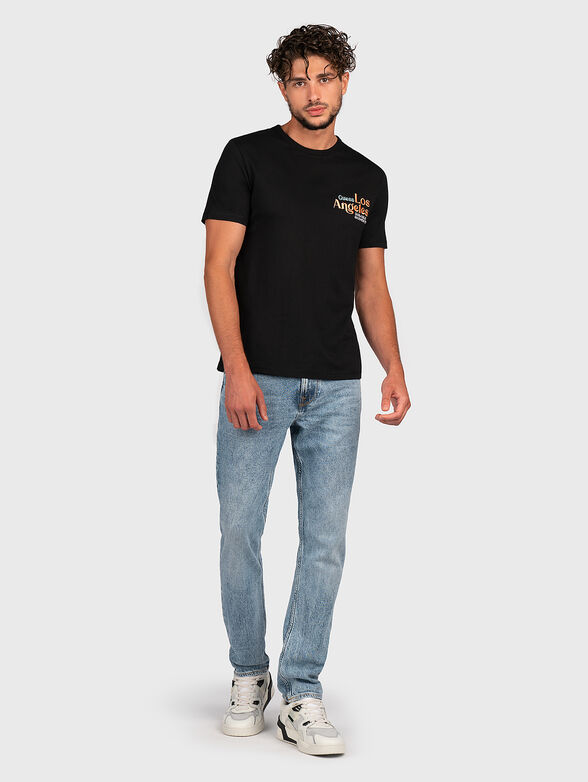 LOS ANGELES cotton T-shirt with embroidery - 6