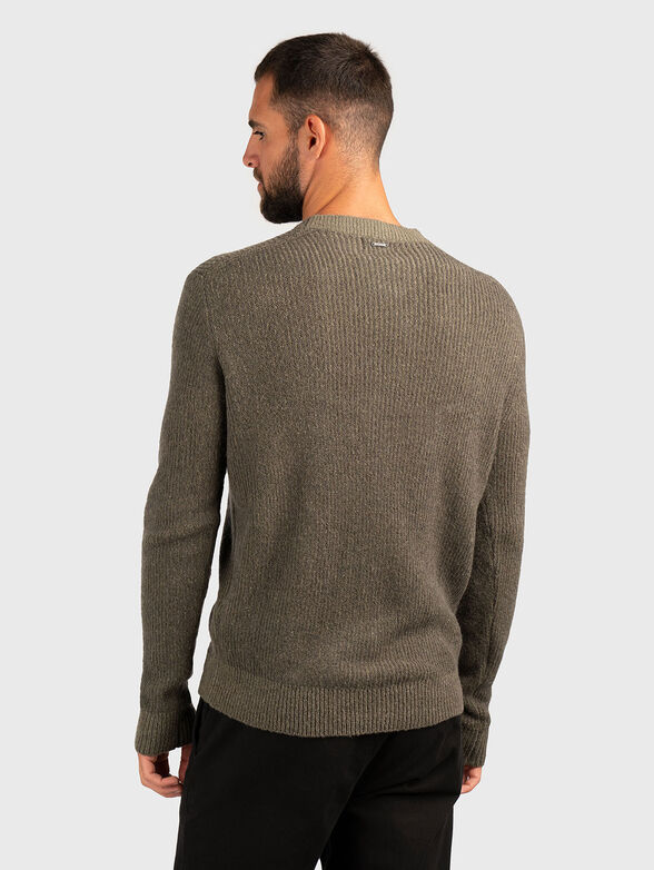 Slim wool blend sweater - 2