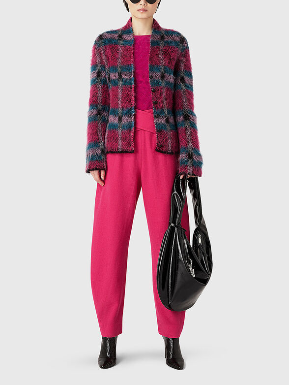 Sweater with oval neckline - 2