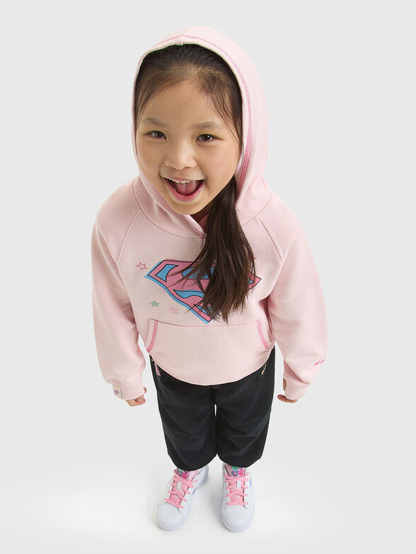 SUPERHEROES black sweatshirt with logo  - 4