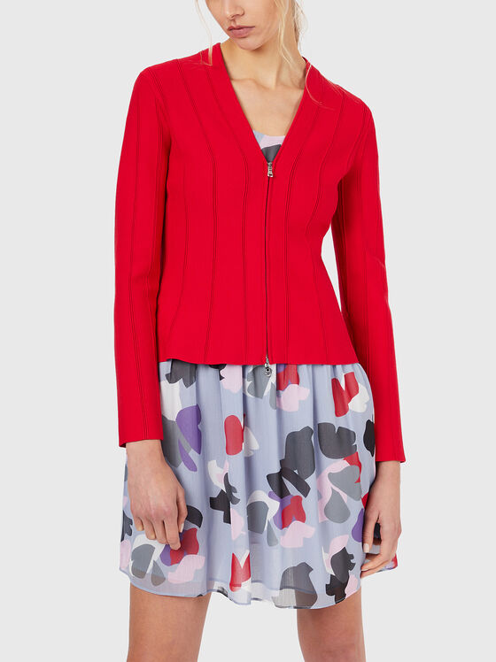 Viscose blend zip-up jacket - 1