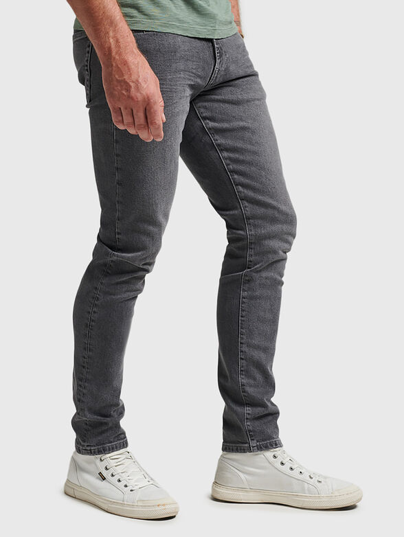 VINTAGE slim jeans in black color - 3