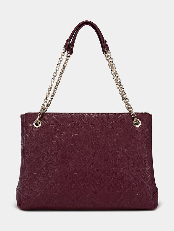 Boston bag with embossed logo print - 2