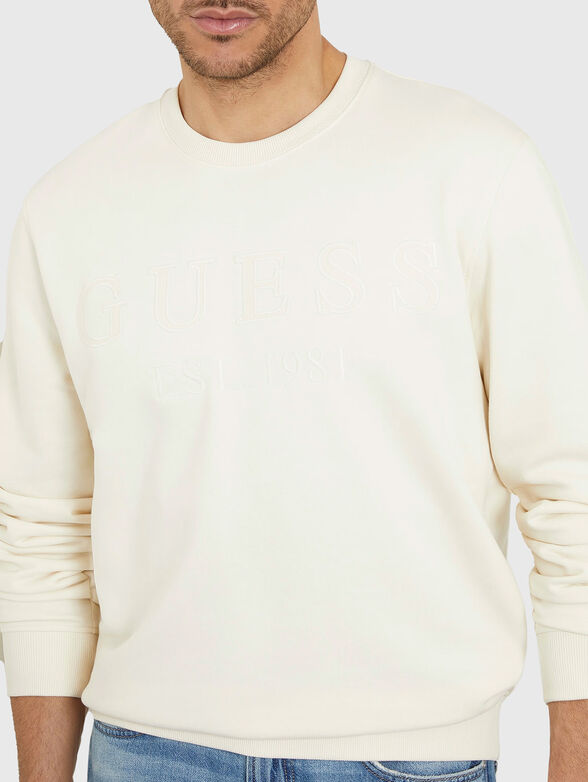 Logo embroidered sweatshirt  - 4