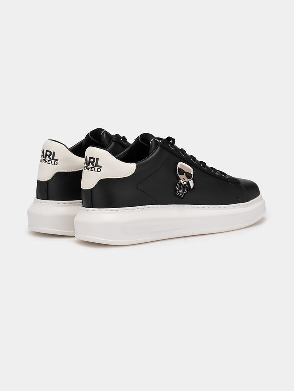 KAPRI IKONIC black sneakers with embossed logo - 3