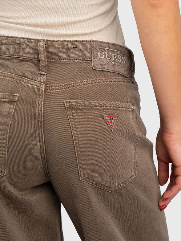 SEXY PALAZZO jeans in beige color - 3