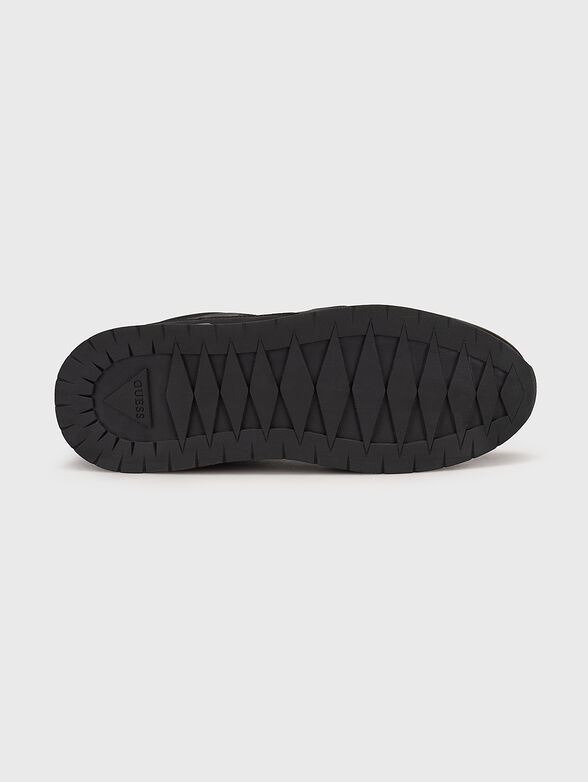 ENNA II black sports shoes with logo accent - 5