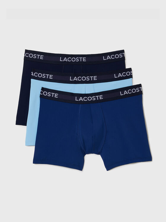 Set of three pairs of boxers in blue - 1