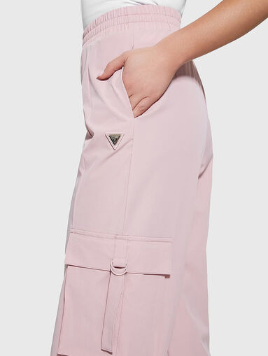 AURLIE cargo trousers in black - 4