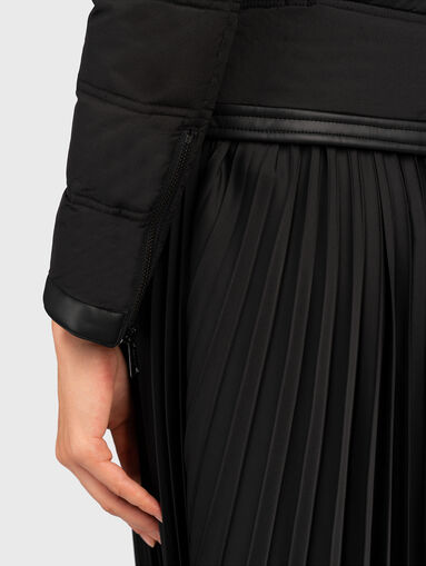 IRENE black jacket with quilted effect - 4