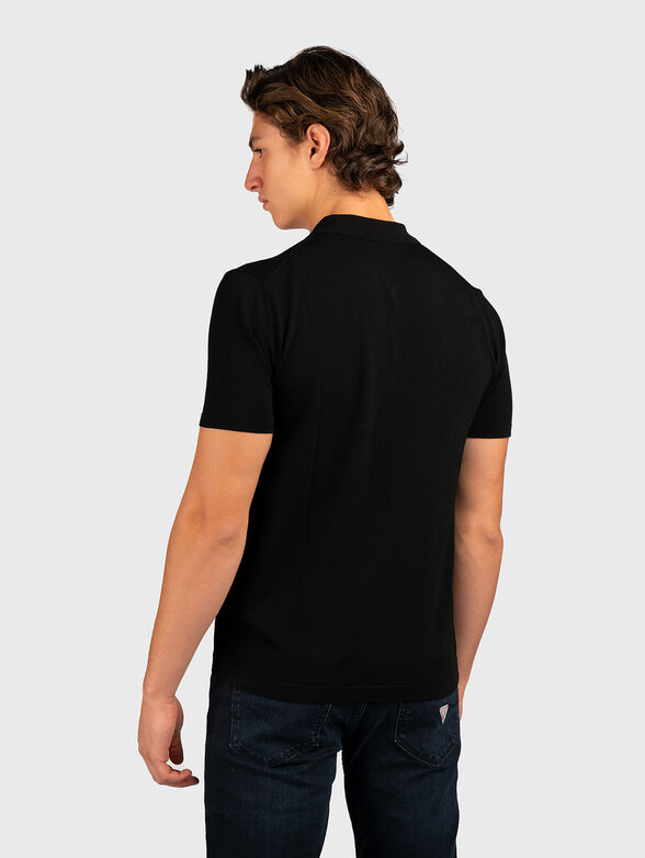 Black polo shirt - 3
