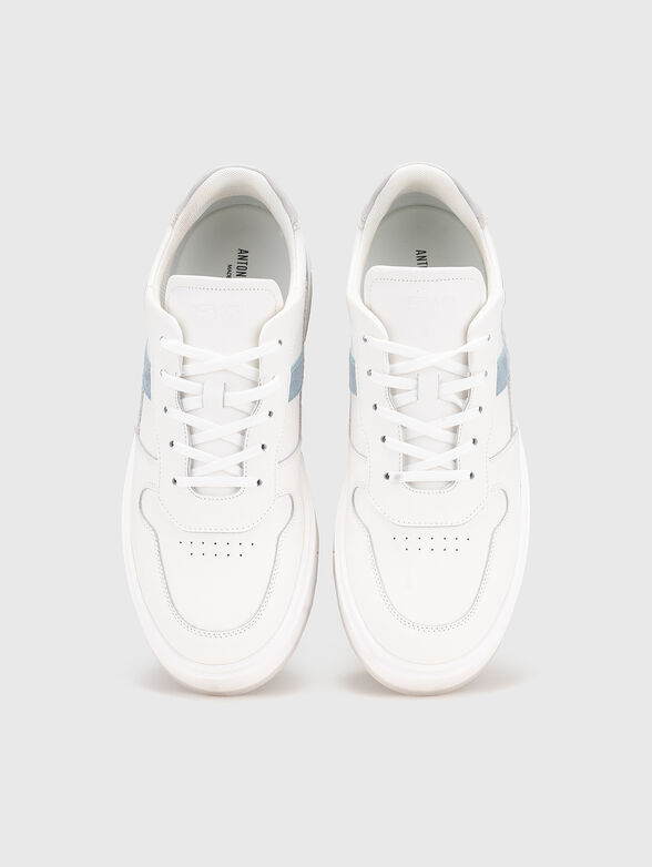 EMRE leather trainers with suede details - 6