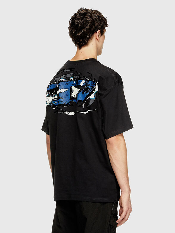 T-BOXT-T24 oversized T-shirt  with oval neckline - 2