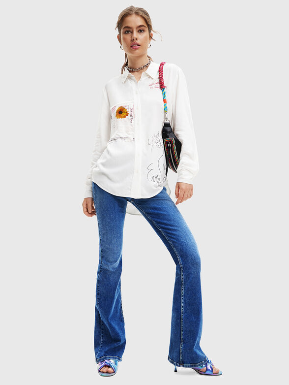 SWEET HAMBURGO shirt with contrasting print - 2