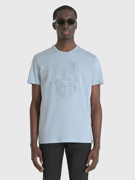Cotton T-shirt with print - 1