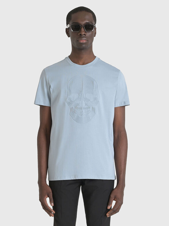 Cotton T-shirt with print - 1