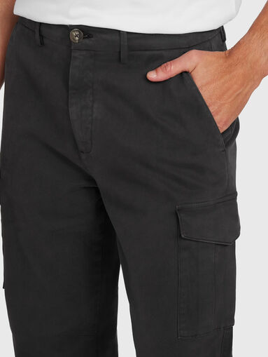 RUSSEL dark brown cargo pants - 4
