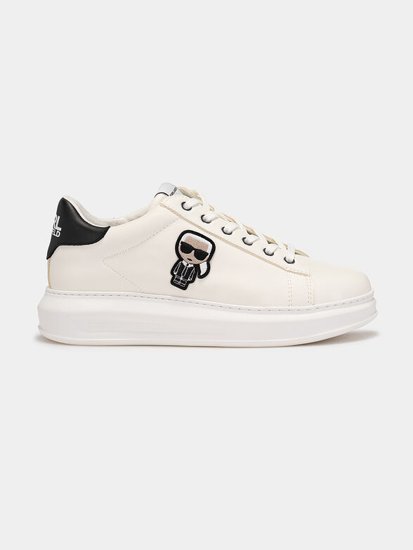 KAPRI IKONIC black sneakers with embossed logo - 1