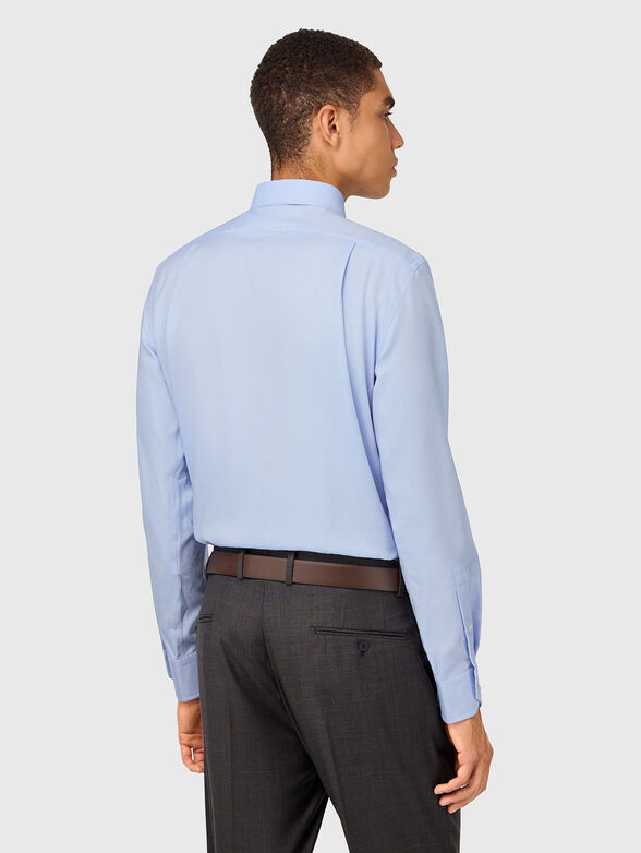 Cotton shirt in blue - 3