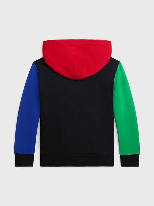 Multicolored logo print sweatshirt  - 2