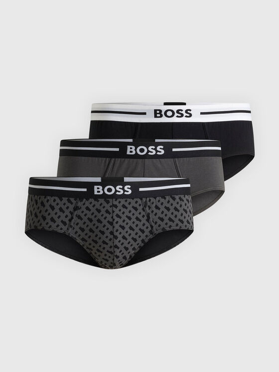 Set of three pairs of cotton briefs - 1