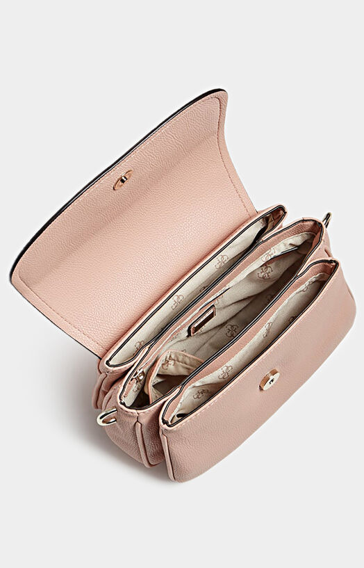 DESTINY Black shoulder bag brand GUESS —