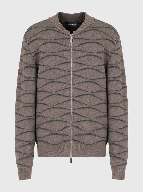 Cardigan with zip - 1