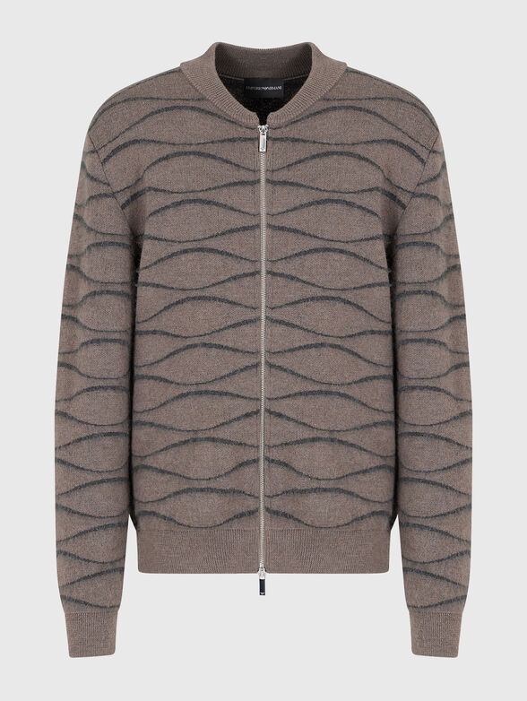 Cardigan with zip - 1