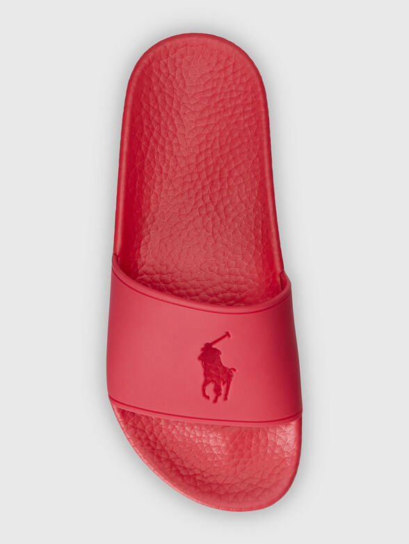 Beach slippers with cut out logo detail - 4
