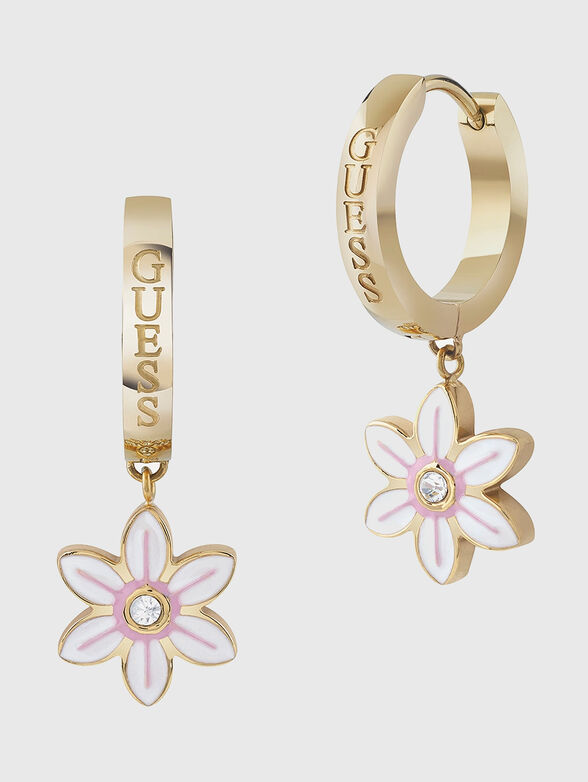 WHITE LOTUS earrings - 1