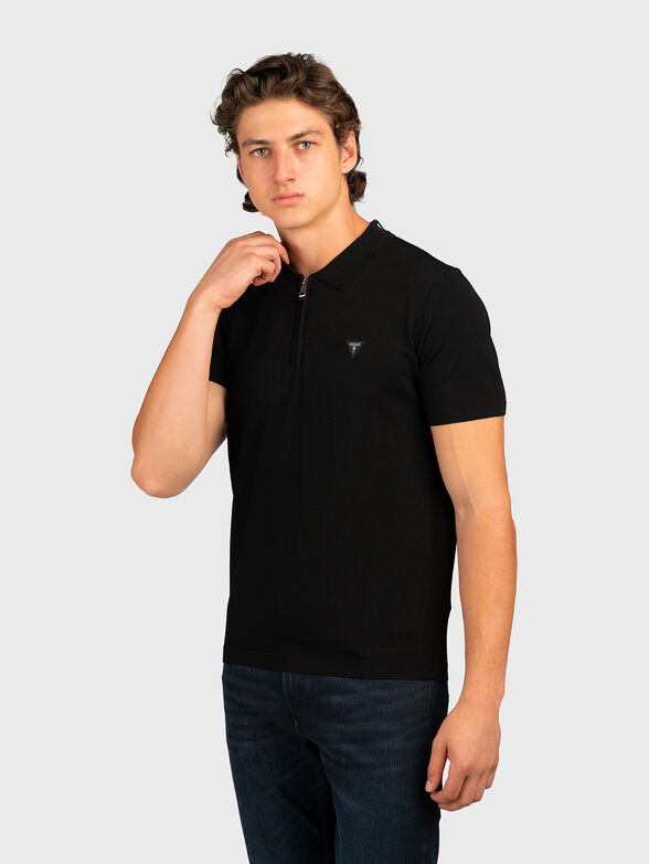 Black polo shirt - 1