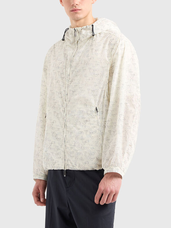 Hooded print jacket - 1