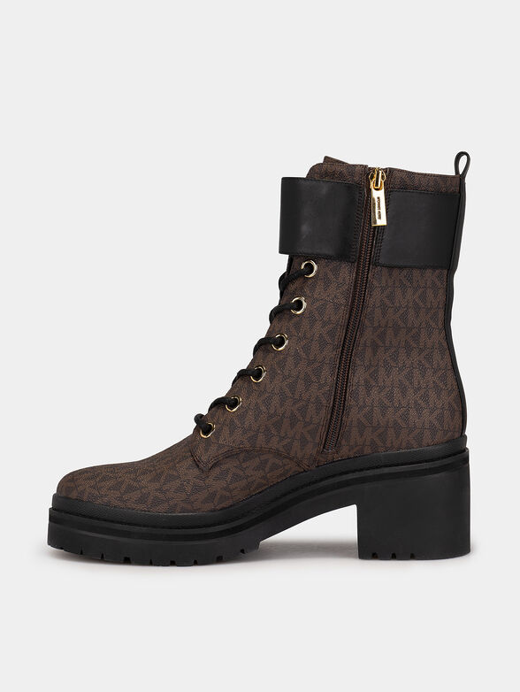 RORY ankle boots with monogram logo print - 4