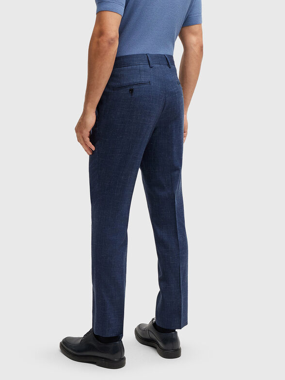 Wool blend trousers  - 2