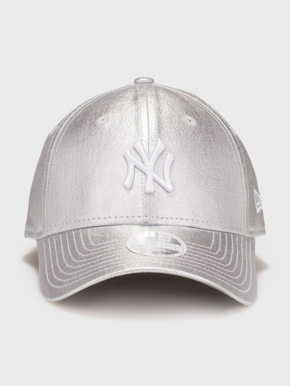 NEW YORK YANKEES MLB metallic silver baseball cap - 3