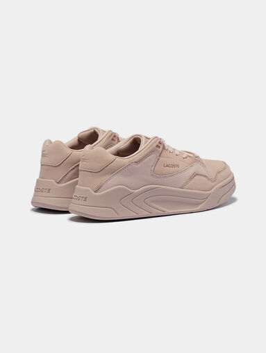 COURT SLAM Nubuck sneakers in pale pink - 4