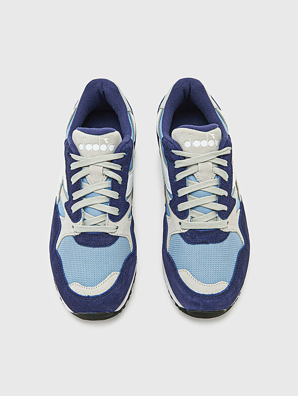 N902 blue sports shoes with contrasting logo - 6