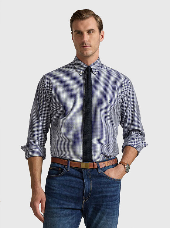 Карирана риза с дълги ръкави - 1