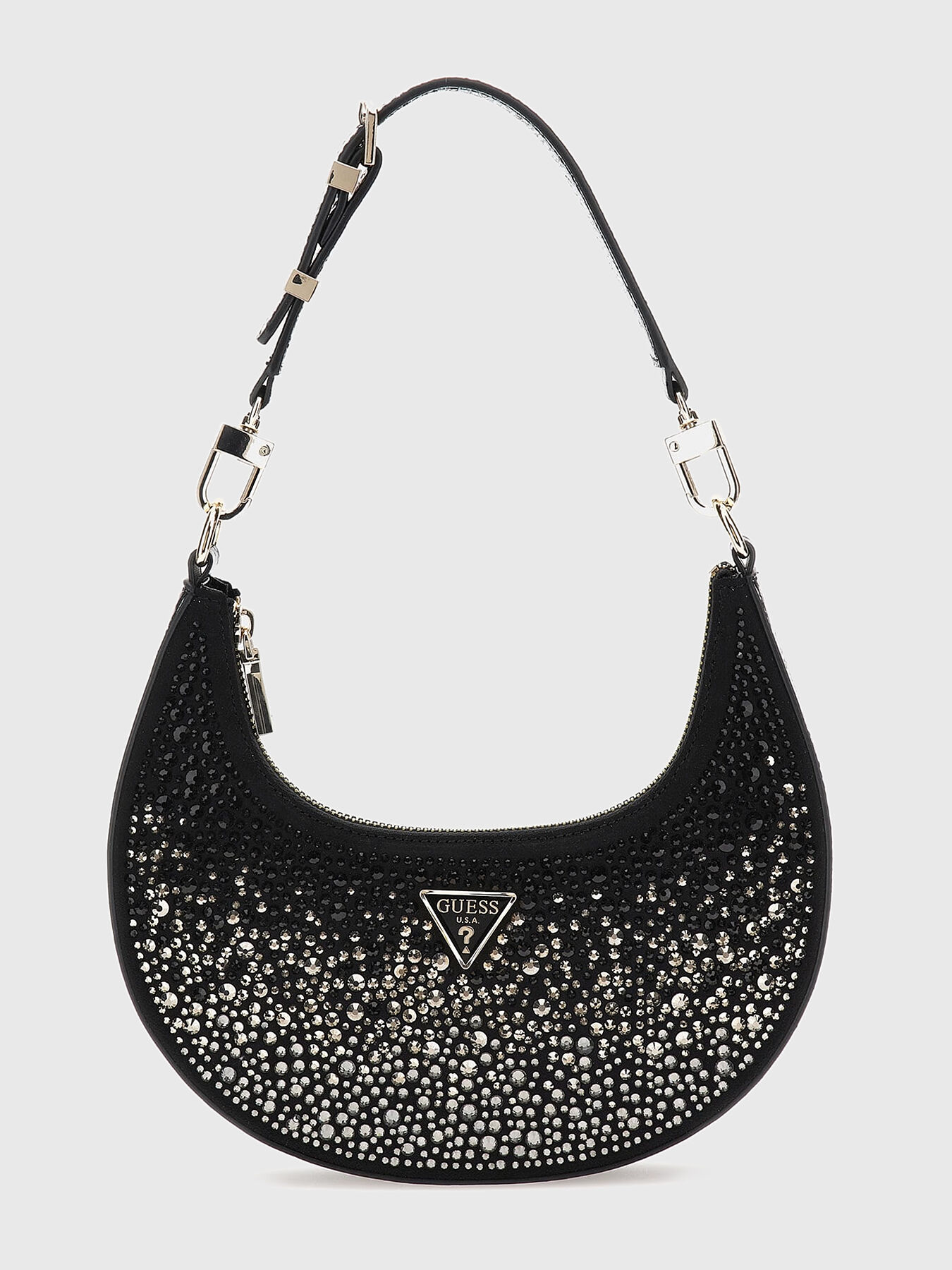 LUA small hobo bag with rhinestones brand GUESS