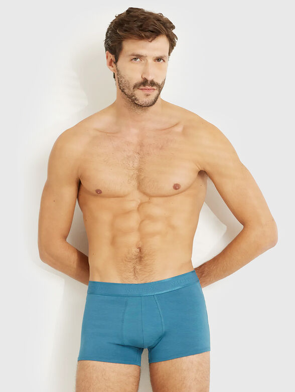 SUPERIOR COTON trunks in blue - 4