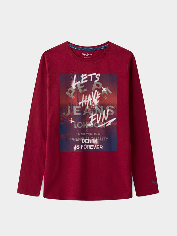ARNOLD Blouse with long sleeves and print - 1