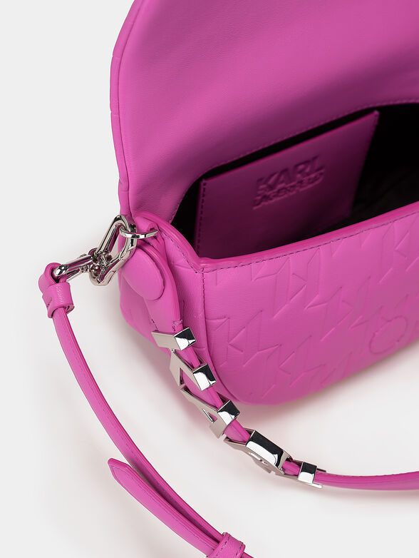 K/SWING fuchsia bag with monogram logo details - 5