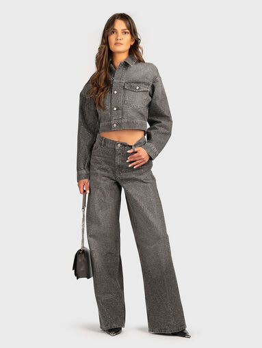 High waisted wide leg jeans - 5