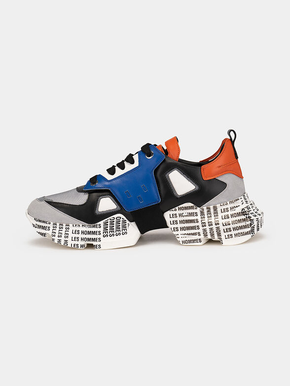 Sneakers with multicoloured inserts - 4
